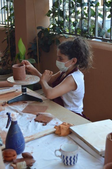 talleres ceramica niños castello